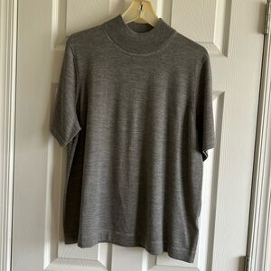 Women’s Jones NY 100% Merino Wool Mock Turtleneck Sweater